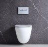 Комплект унитаза BelBagno Amanda BB051CHR+BB051SC с инсталляцией Grohe Rapid SL 38811KF0 с сиденьем Микролифт и Черной матовой клавишей смыва фаянс подвесной