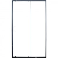Душевая дверь Ceruttispa Gloria D120B профиль Черный стекло прозрачное