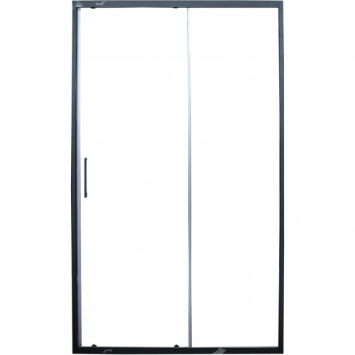 Душевая дверь Ceruttispa Gloria D120B профиль Черный стекло прозрачное