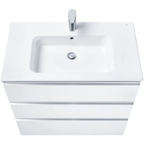 Тумба под раковину Roca The Gap 80 A857406806 подвесная Белый глянец