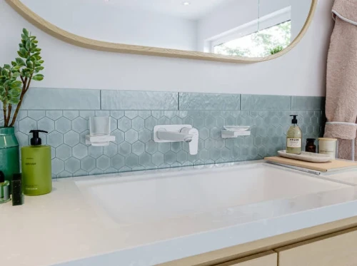Смеситель для раковины Hansgrohe Talis E 71734700 Белый матовый латунь встраиваемый