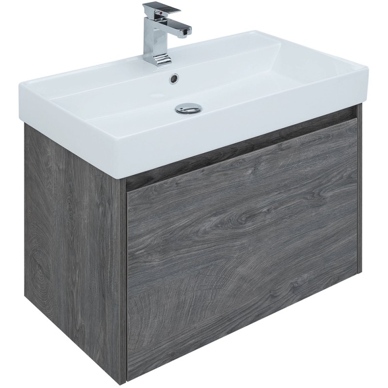 Комплект мебели для ванной Aquanet Nova Lite 60 242923 подвесной Дуб рошелье МДФ / ЛДСП
