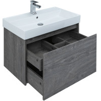 Комплект мебели для ванной Aquanet Nova Lite 60 242923 подвесной Дуб рошелье МДФ / ЛДСП