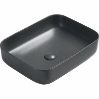 Раковина-чаша Vincea 50 VBS-105MA Антрацит матовый фарфор накладная