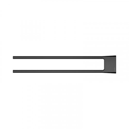 Полотенцедержатель Keuco Aveno 14618370000 двойной цвет Черный матовый