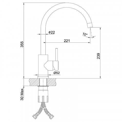 Смеситель для кухни Lemark Expert LM5078S Нержавеющая сталь нержавеющая сталь