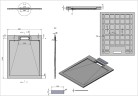 Душевой поддон из искусственного камня Vincea 100x80 VST-4SRL8010W Белый матовый