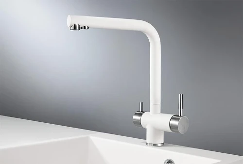 Смеситель для кухни Granula 2305 цвет Арктик