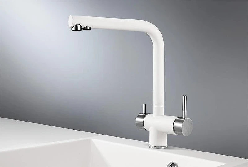 Смеситель для кухни Granula 2305 цвет Арктик