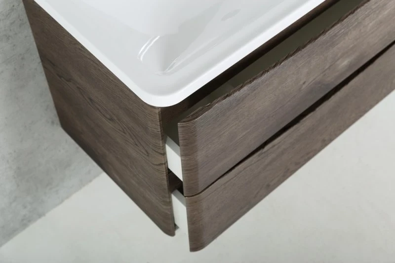 Тумба под раковину BelBagno ACQUA-800-2C-SO-RNG подвесная Robere Nature Grigio МДФ / ЛДСП