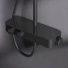 Душевая система AM.PM Inspire V2.0 F0750A422 с термостатом Черная матовая латунь на стену