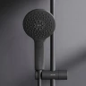 Душевая система AM.PM Inspire V2.0 F0750A422 с термостатом Черная матовая латунь на стену