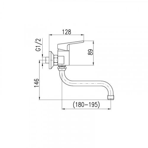 Смеситель для кухни Rav Slezak Colorado CO101.5/21 цвет Хром