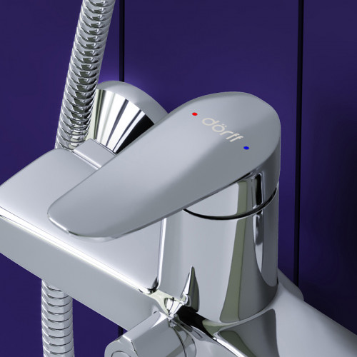 Смеситель для ванны Dorff Ultra D5095000 универсальный Хром латунь на стену