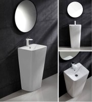 Раковина Ceruttispa Vito 44 CT7663 Белый фаянс напольный