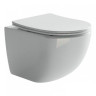 Унитаз с инсталляцией Ceramicanova Форма (Forma) CN3009_121002CH цвет Белый с сиденьем Микролифт и клавишей смыва цвет Хром глянцевый
