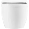 Комплект унитаза с инсталляцией BelBagno Loto BB070CHR/SC/BB002-80/BB014-SR-BIANCO с сиденьем Микролифт и Белой клавишей смыва фаянс подвесной
