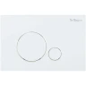 Комплект унитаза с инсталляцией BelBagno Loto BB070CHR/SC/BB002-80/BB014-SR-BIANCO с сиденьем Микролифт и Белой клавишей смыва фаянс подвесной