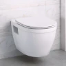 Комплект унитаза с инсталляцией BelBagno Loto BB070CHR/SC/BB002-80/BB014-SR-BIANCO с сиденьем Микролифт и Белой клавишей смыва фаянс подвесной