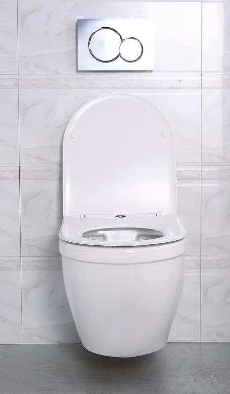 Комплект унитаза с инсталляцией BelBagno Loto BB070CHR/SC/BB002-80/BB014-SR-BIANCO с сиденьем Микролифт и Белой клавишей смыва фаянс подвесной