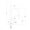 Смеситель для кухни Fmark FS8244H-01 цвет Черный