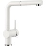 Смеситель для кухни Blanco Linus-S Silgranit 516692 Белый латунь