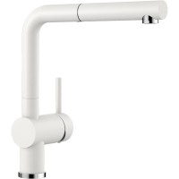 Смеситель для кухни Blanco Linus-S Silgranit 516692 Белый латунь
