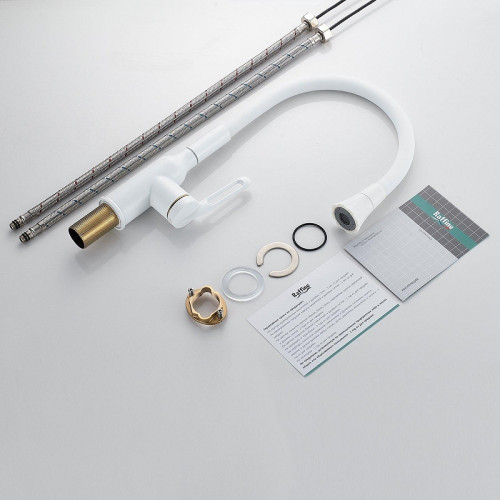 Смеситель для кухни Raffine F303C-1 цвет Белый