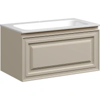 Тумба под раковину Sancos Very 80 VR80CE подвесная Beige Soft МДФ / ЛДСП