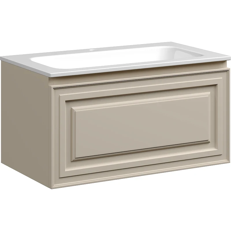 Тумба под раковину Sancos Very 80 VR80CE подвесная Beige Soft МДФ / ЛДСП