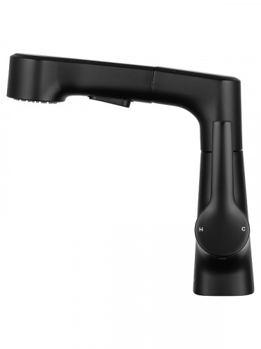 Смеситель для раковины Wonzon &amp; Woghand WW-121B108-MB цвет Черный матовый