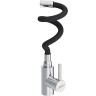Смеситель для кухни Dorff Logic D3007622 Хром Черный нержавеющая сталь