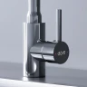 Смеситель для кухни Dorff Logic D3007622 Хром Черный нержавеющая сталь
