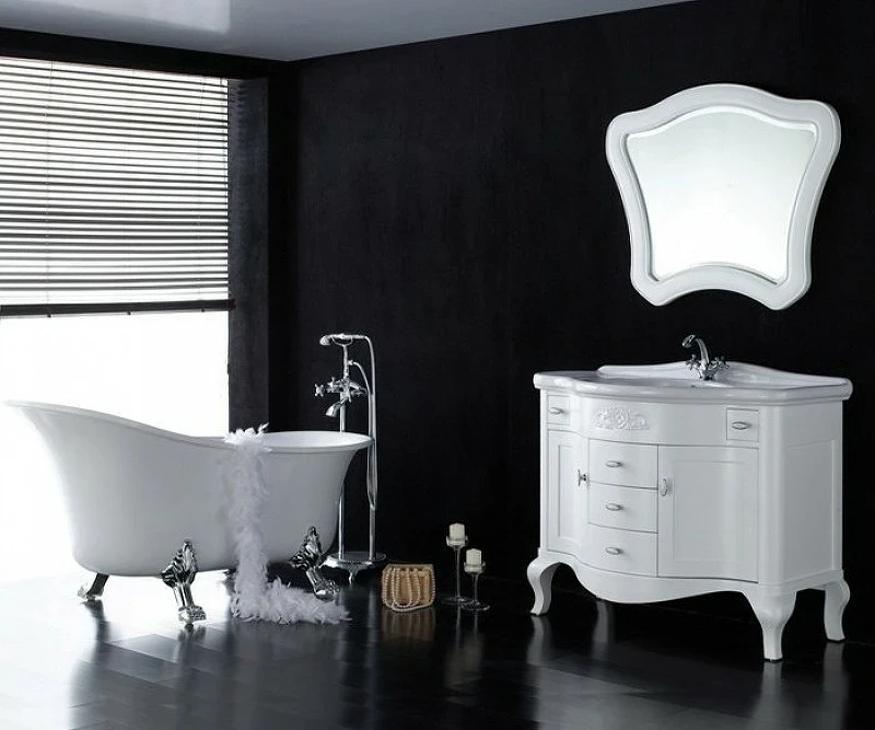 Зеркало BelBagno Gemma 100 BB03S/VP Венецианский перламутр МДФ / ЛДСП, стекло