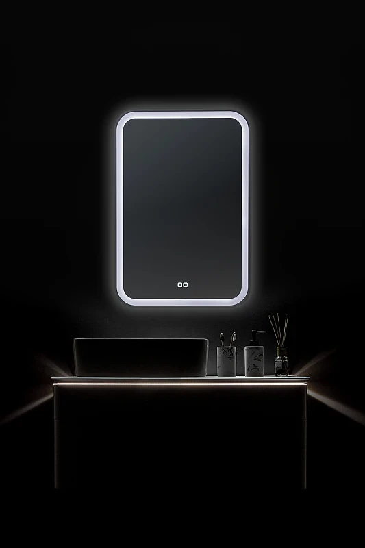 Зеркало Silver Mirrors Malta-RGB 55 LED-00002511 с подсветкой с сенсорным выключателем и диммером стекло
