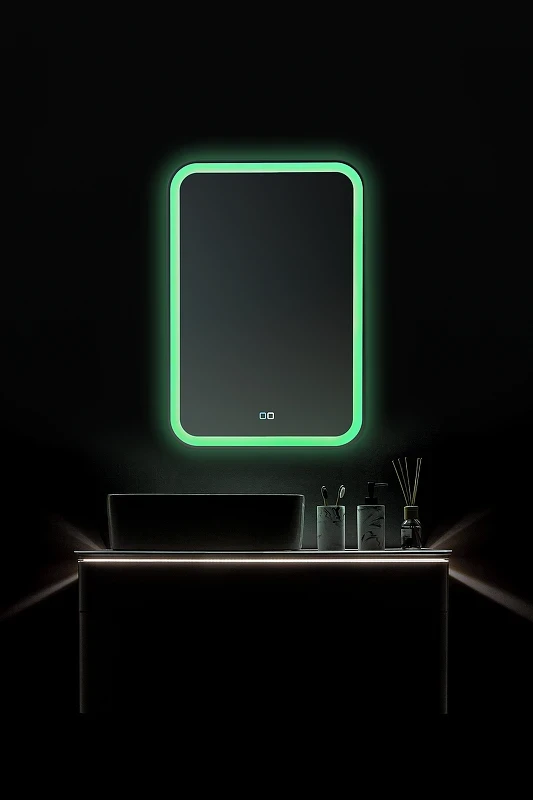 Зеркало Silver Mirrors Malta-RGB 55 LED-00002511 с подсветкой с сенсорным выключателем и диммером стекло