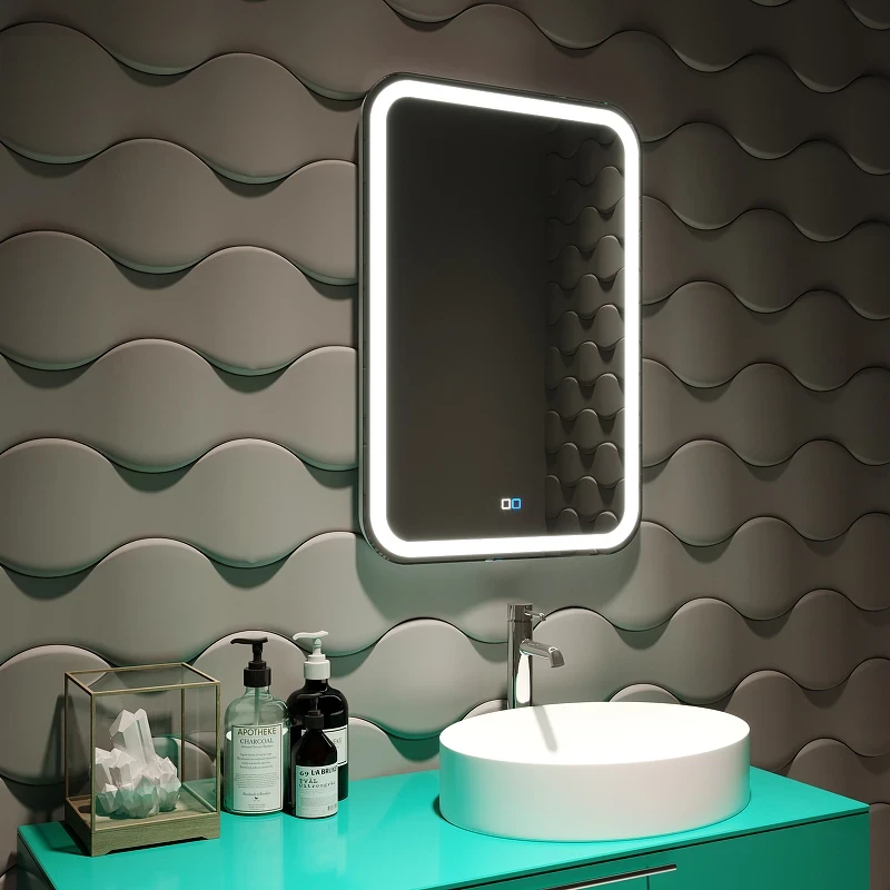 Зеркало Silver Mirrors Malta-RGB 55 LED-00002511 с подсветкой с сенсорным выключателем и диммером стекло