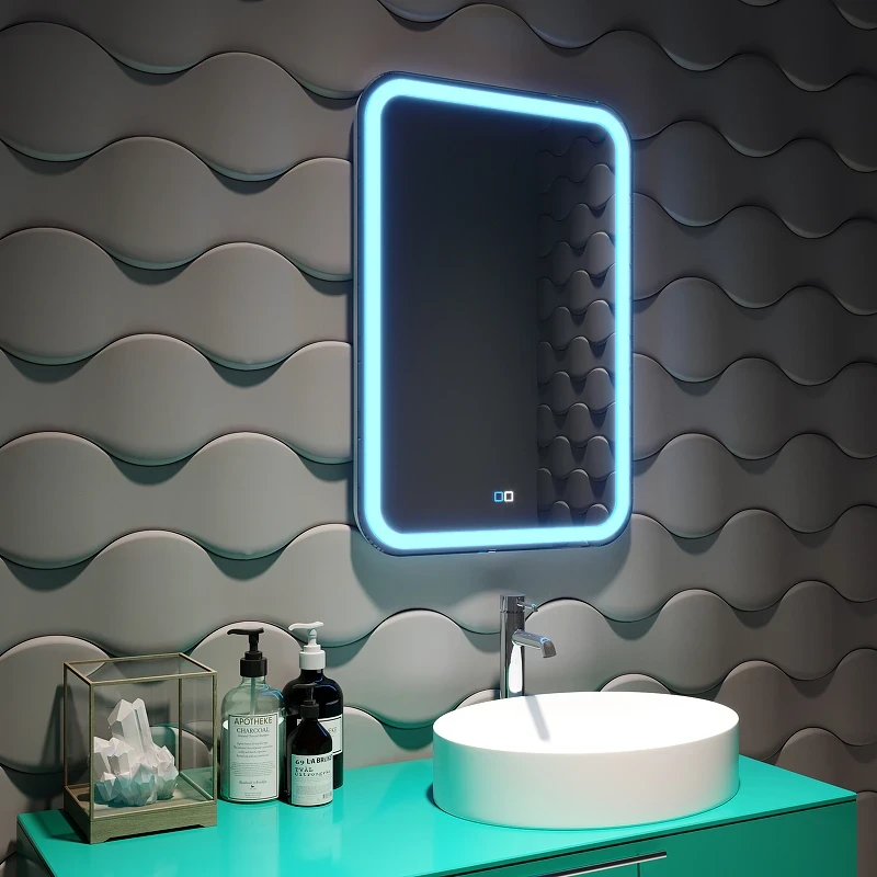 Зеркало Silver Mirrors Malta-RGB 55 LED-00002511 с подсветкой с сенсорным выключателем и диммером стекло