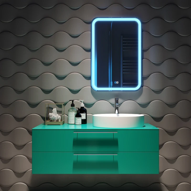 Зеркало Silver Mirrors Malta-RGB 55 LED-00002511 с подсветкой с сенсорным выключателем и диммером стекло