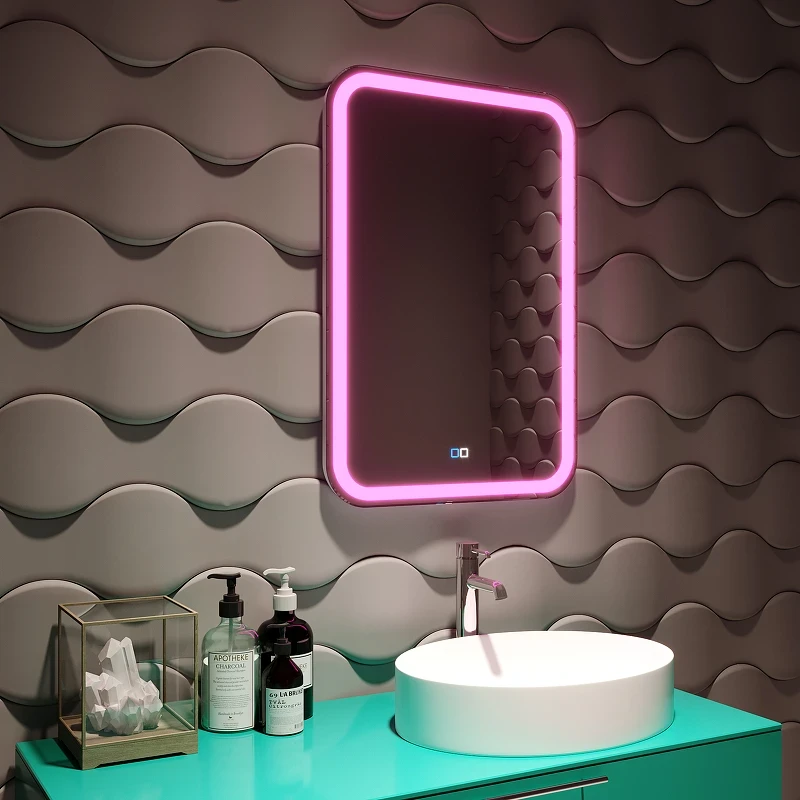Зеркало Silver Mirrors Malta-RGB 55 LED-00002511 с подсветкой с сенсорным выключателем и диммером стекло