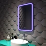 Зеркало Silver Mirrors Malta-RGB 55 LED-00002511 с подсветкой с сенсорным выключателем и диммером стекло