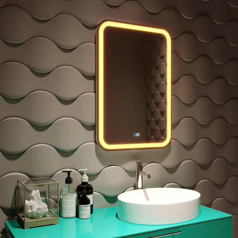Зеркало Silver Mirrors Malta-RGB 55 LED-00002511 с подсветкой с сенсорным выключателем и диммером стекло
