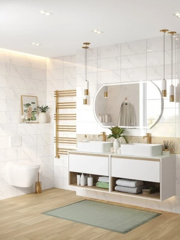 Зеркало Cersanit Led 090 Design 100 KN-LU-LED090*100-d-Os с подсветкой с подогревом стекло