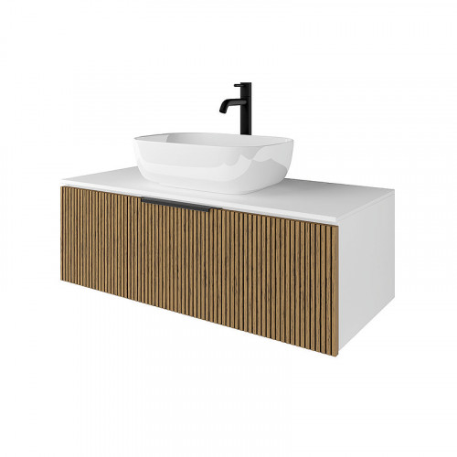 Тумба под раковину ЗОВ Кито 80 K80BT подвесная цвет Белый Тростник