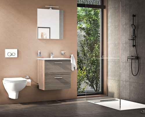 Смеситель для ванны Vitra Origin A4261936 Черный матовый латунь на стену