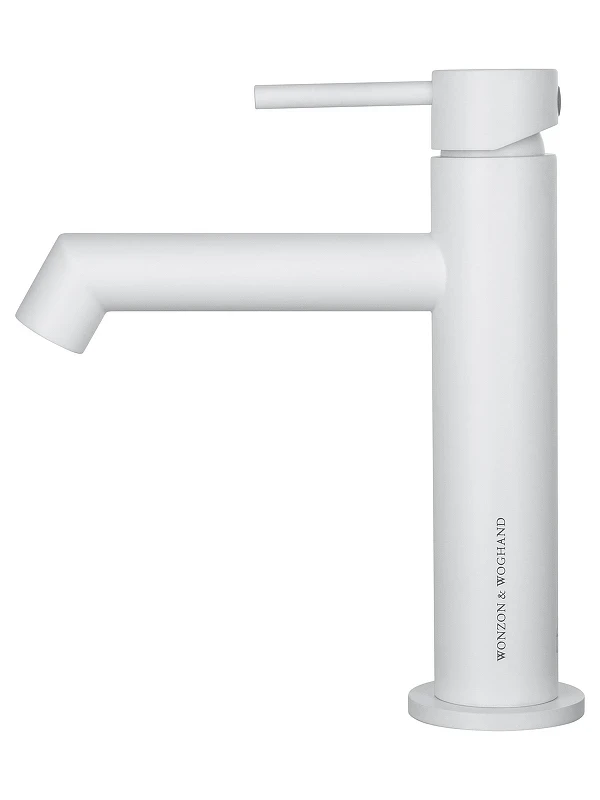Смеситель для раковины Wonzon & Woghand WW-H1063-MW цвет Белый матовый