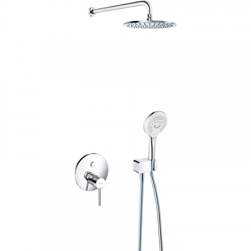 Душевая система Kludi Bozz 386710576 Хром латунь встраиваемый