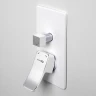 Смеситель для душа WasserKRAFT Aller 10641W Белый Хром латунь встраиваемый