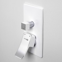 Смеситель для душа WasserKRAFT Aller 10641W Белый Хром латунь встраиваемый