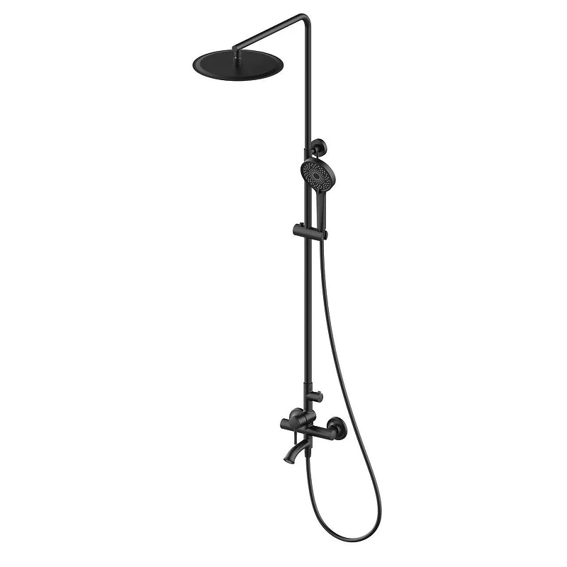 Душевая система Wonzon & Woghand Tor WW-88047073-MB цвет Черный матовый